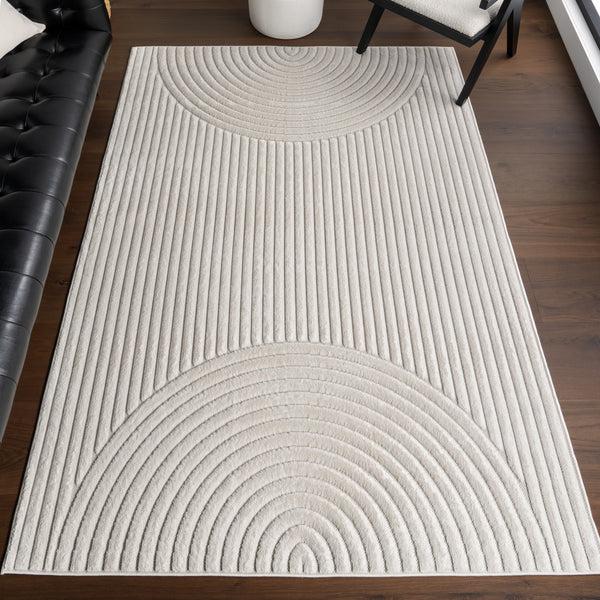 Nuloom Zia Geometric Indoor/Outdoor Rug Cream