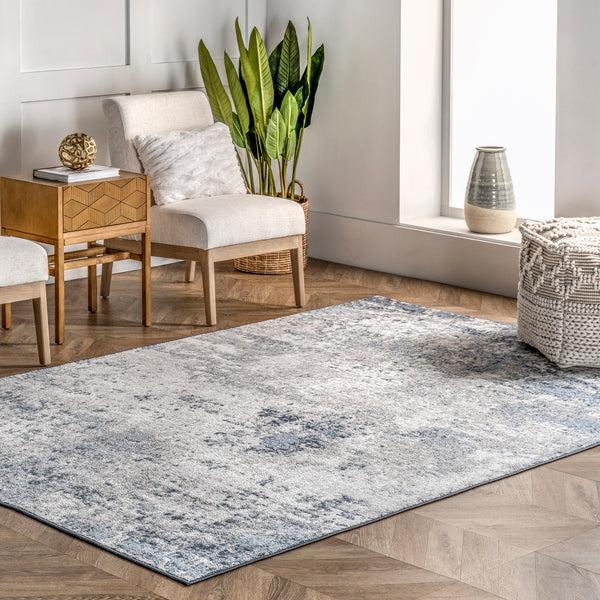 Nuloom Zoe Faded Abstract Area Rug Blue
