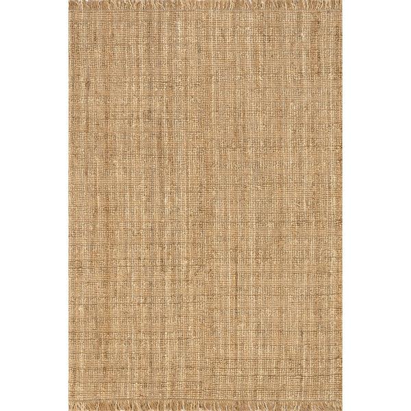 nuloom Oslo Classic Farmhouse Jute Fringe Area Rug Natural