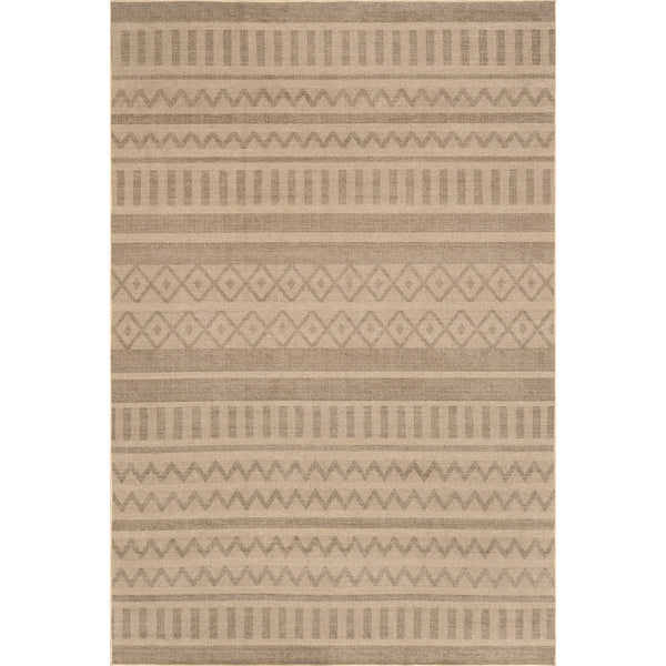 nuloom Pattie Geometric Banded Easy-Jute Machine Washable Area Rug Natural