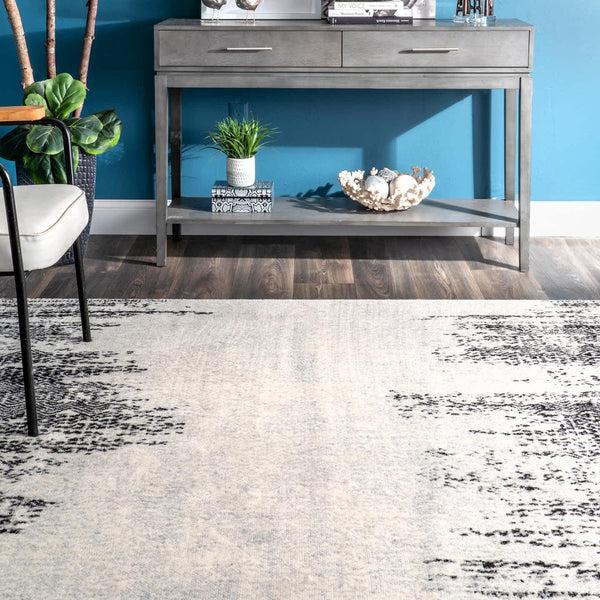 Nuloom Penelope Faded Tribal Chevrons Area Rug Grey
