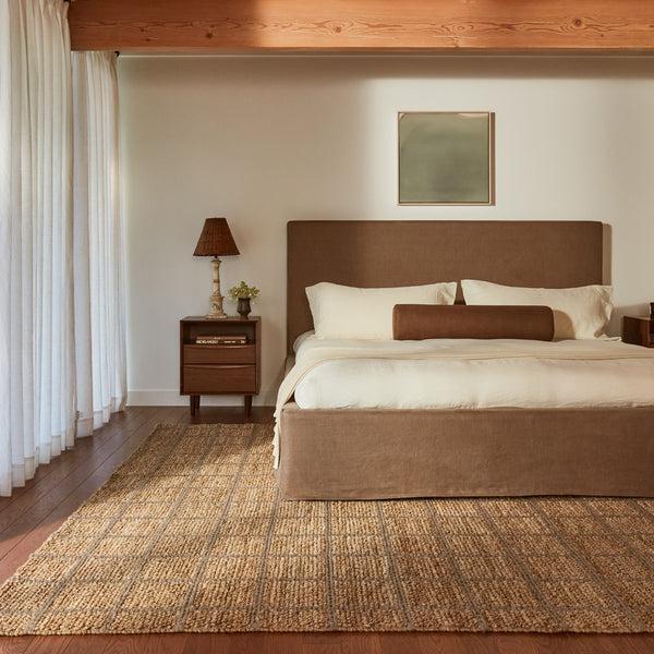 Nuloom Penni Checked Jute And Wool Area Rug Natural