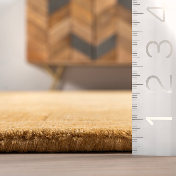 Nuloom Petra High-Low Wool-Blend Area Rug Golden Butter