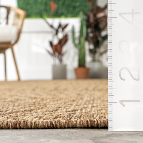 Nuloom Ranya Tribal Indoor/Outdoor Area Rug Light Brown