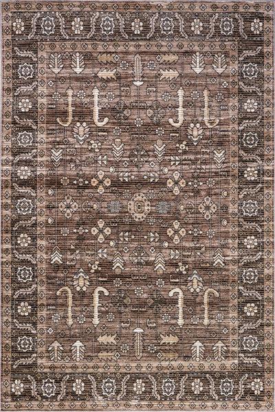 nuloom Redwood Vintage Machine Washable Area Rug Taupe