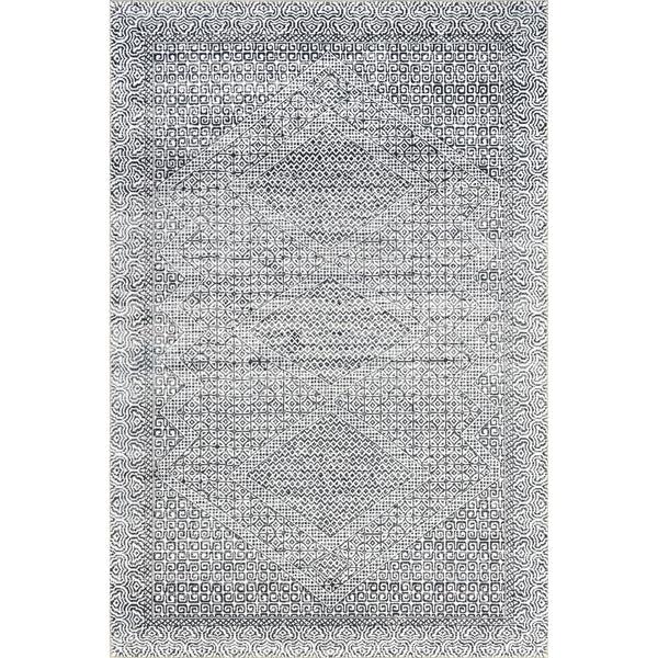 nuloom Reya Transitional SplashGuard Machine Washable Area Rug Grey