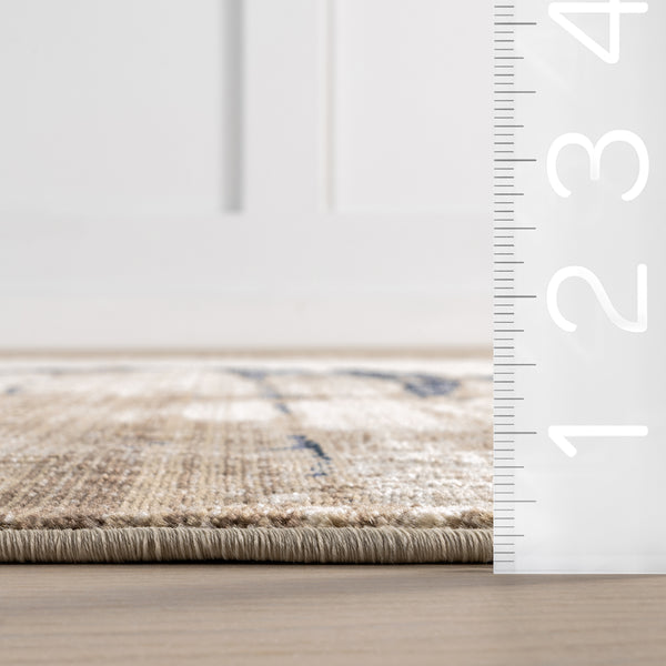 Nuloom Rielle Contemporary Abstract Area Rug Light Brown