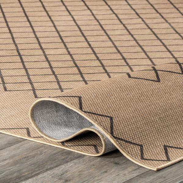 Nuloom Rosita Tribal Trellis Easy-Jute Machine Washable Area Rug Natural