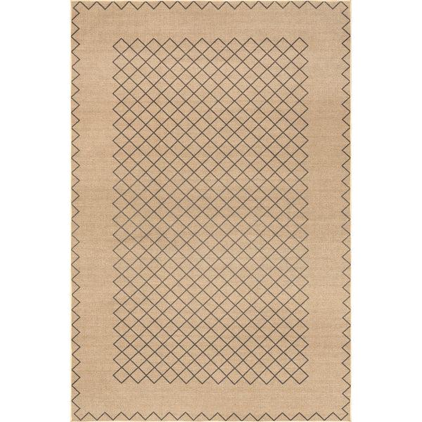 nuloom Rosita Tribal Trellis Easy-Jute Machine Washable Area Rug Natural