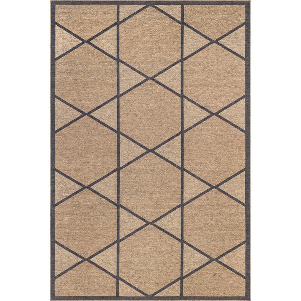 nuloom Runa Lattice Easy-Jute Machine Washable Area Rug Brown