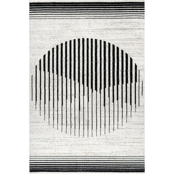 nuloom Sabrina Abstract Geometric Sunset Area Rug Gray