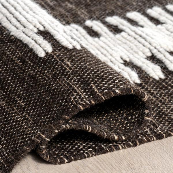 Nuloom Sante Fe Southwestern Wool Blend Area Rug Black