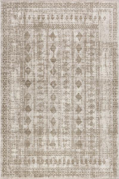 nuloom Saturdays Geometric Fringed Area Rug Light Beige