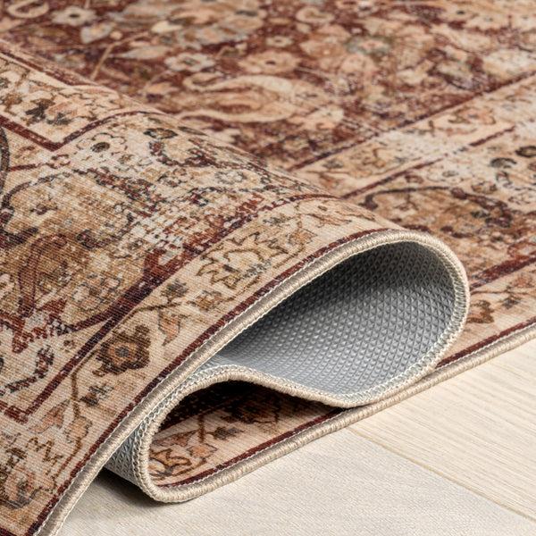 Nuloom Seema Smart Plus With SplashGuard Area Rug Brick