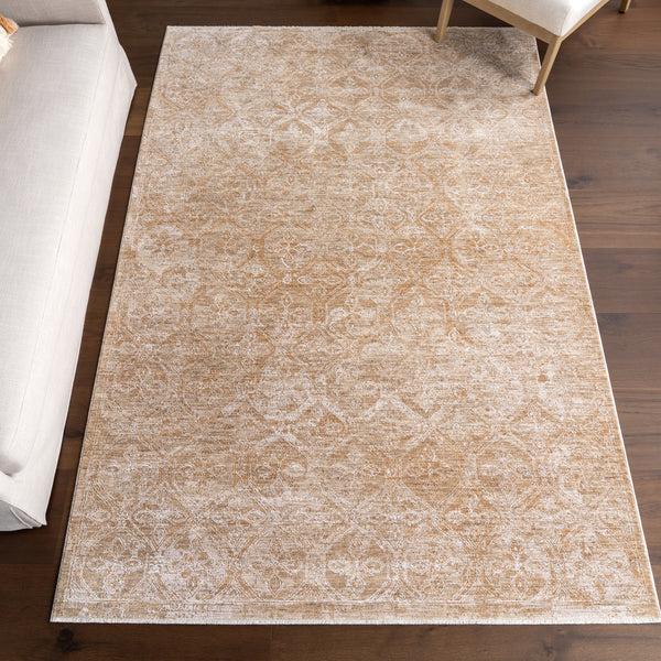 Nuloom Sevilla Medallion Fringe Area Rug Light Brown