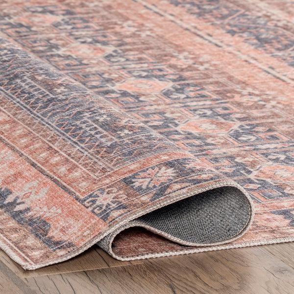 Nuloom Shandi Distressed Moroccan Machine Washable Area Rug Gray