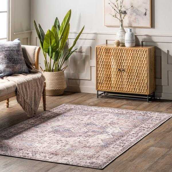 Nuloom Sharyn Traditional Vintage Cotton Area Rug Rust