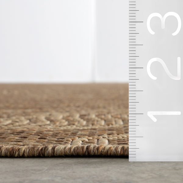 Nuloom Shellia Modern Indoor/Outdoor Area Rug Light Brown