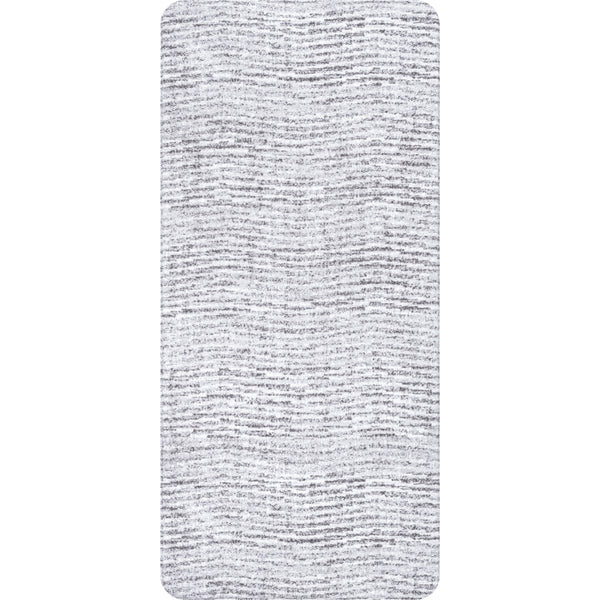 nuloom Sherill Ripple Anti Fatigue Kitchen or Laundry Room Comfort Mat Light Gray