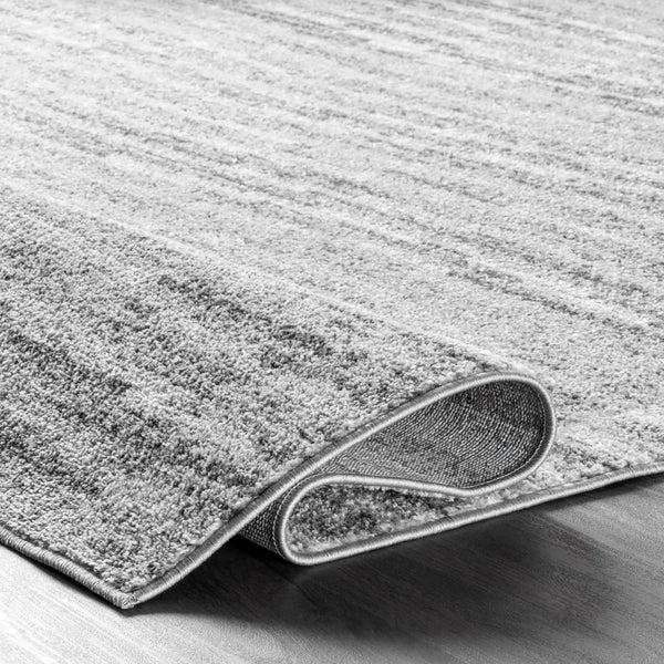 Nuloom Sherill Ripple Modern Abstract Area Rug Grey