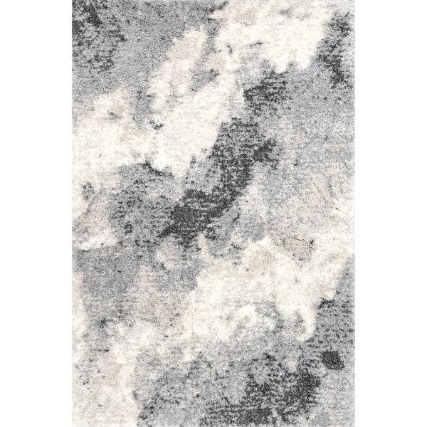 nuloom Sidonie Abstract Clouds Shag Area Rug Light Gray