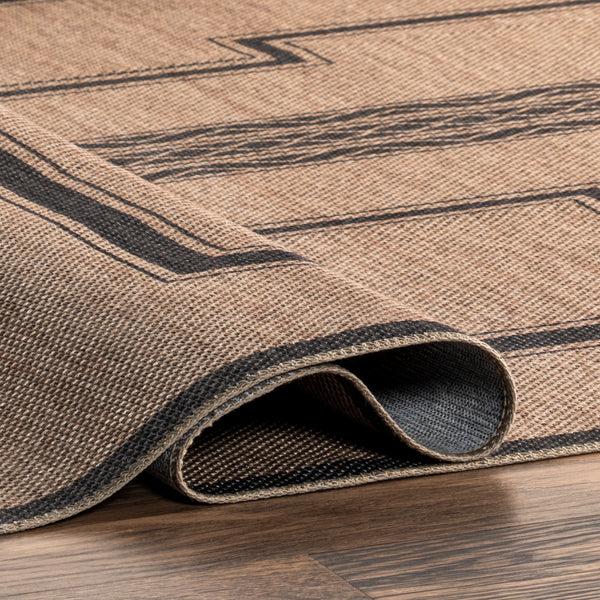 Nuloom Siena Southwestern Easy-Jute Machine Washable Area Rug Brown