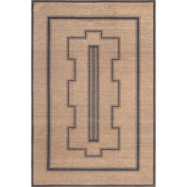 nuloom Siena Southwestern Easy-Jute Machine Washable Area Rug Brown