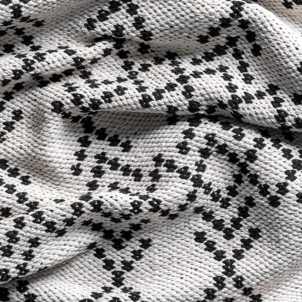 Nuloom Skye Geometric Cotton Flatweave Area Rug Ivory