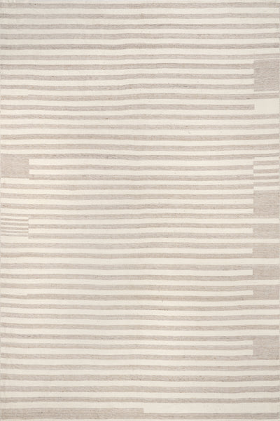 nuloom Skylah Striped Indoor/Outdoor Area Rug Beige