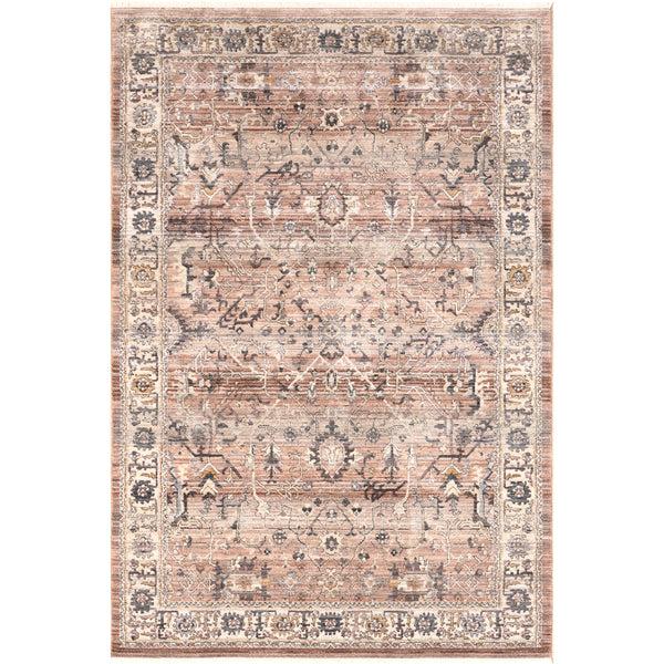 nuloom Sorsha Persian Traditional Fringe Area Rug Rust
