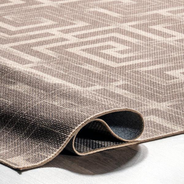 Nuloom Sufia Geometric Easy-Jute Machine Washable Area Rug Natural