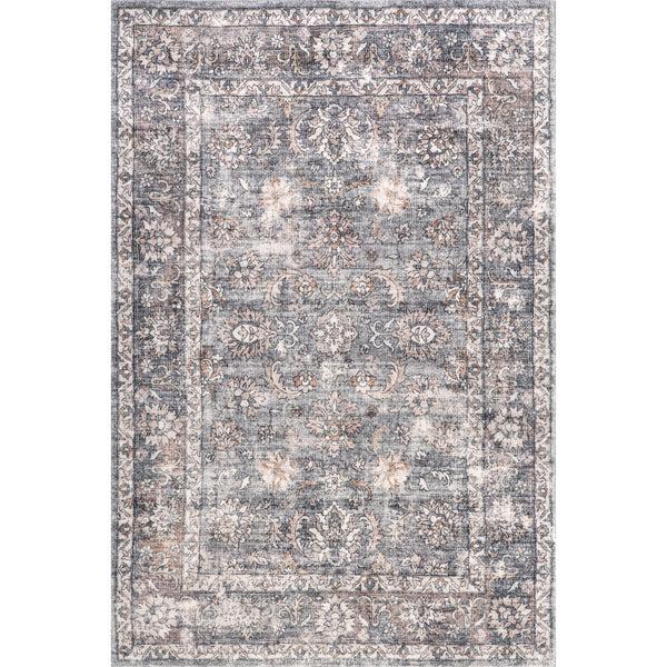 nuloom Tahlea Medallion Machine Washable Area Rug Brown