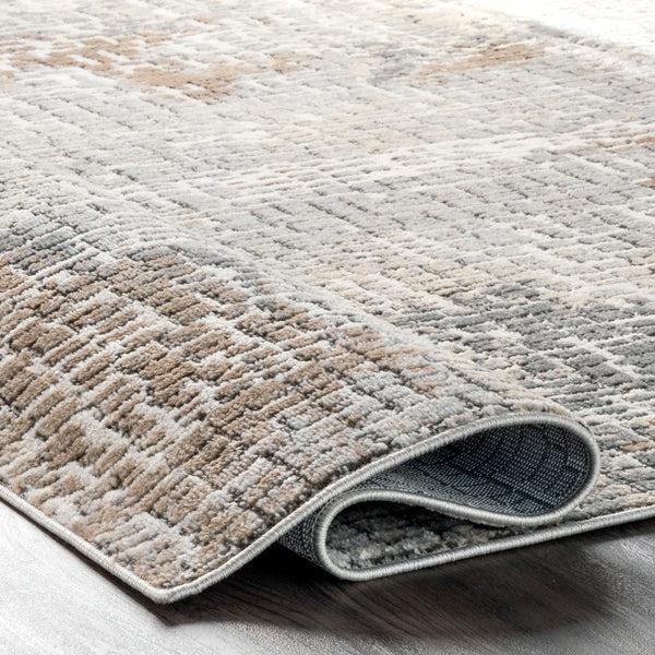Nuloom Tara Contemporary Abstract Tile Area Rug Beige