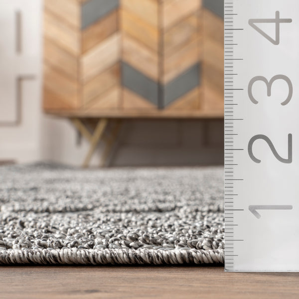 Nuloom Taryn Moroccan Diamond Indoor/Outdoor Area Rug Gray