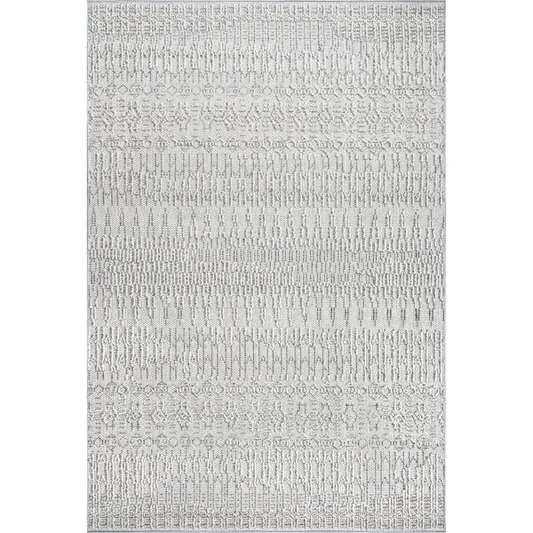 nuloom Teagan Textured Abstract Area Rug Light Grey