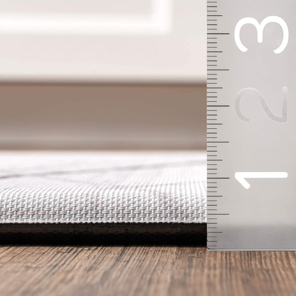 Nuloom Thigpen Contemporary Anti Fatigue Kitchen Or Laundry Room Comfort Mat Light Gray