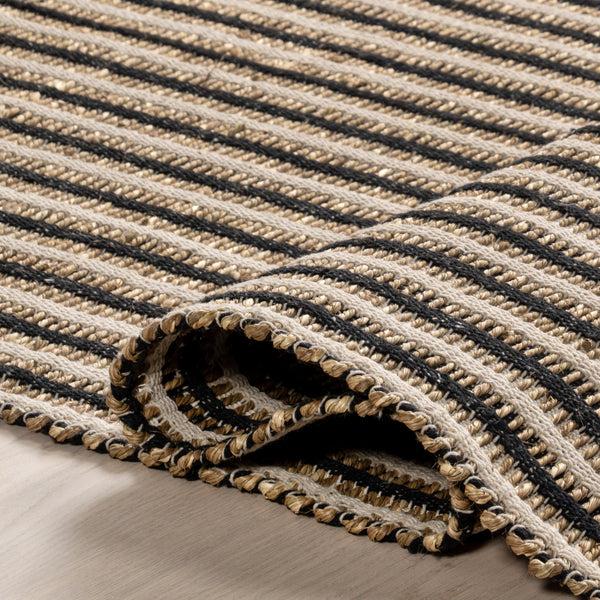 Nuloom Tove Striped Seagrass And Cotton Area Rug Ivory