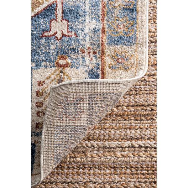 Nuloom Transitional Chivonne Medallion Area Rug Blue