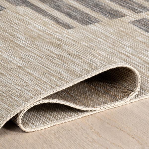 Nuloom Treasure Geometric Indoor/Outdoor Area Rug Light Grey