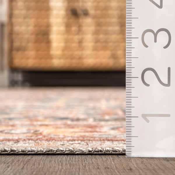 Nuloom Trixie Traditional Machine Washable Area Rug Rust