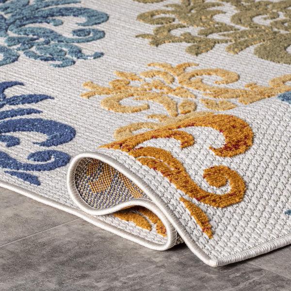 Nuloom Valeria Textured Indoor/Outdoor Area Rug Beige