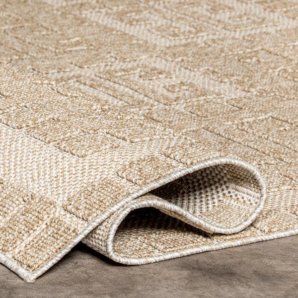Nuloom Valorie Mediterranean Indoor/Outdoor Area Rug Beige
