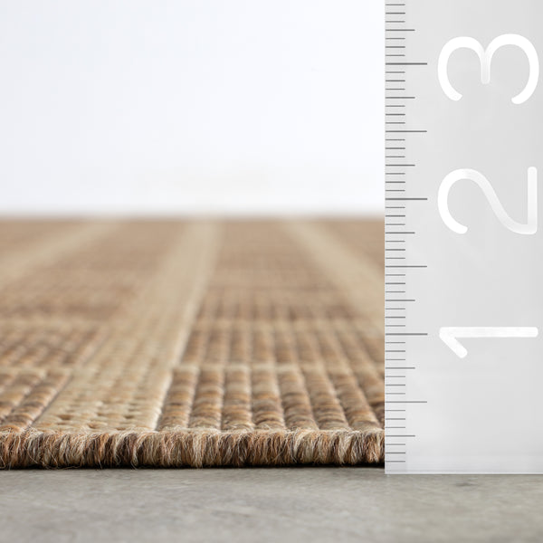 Nuloom Vanya Modern Indoor/Outdoor Area Rug Light Brown