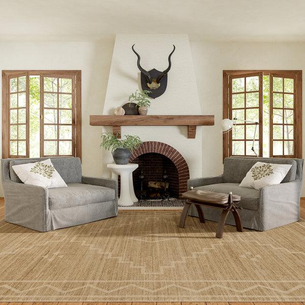 Nuloom Velma Easy Jute Machine Washable Area Rug Natural