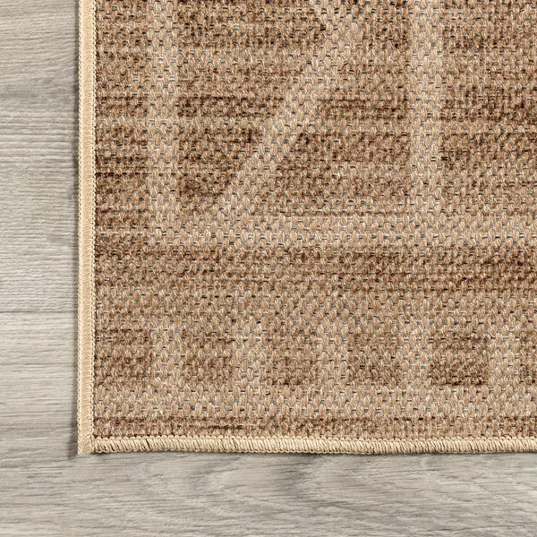 Nuloom Velma Easy Jute Machine Washable Area Rug Natural