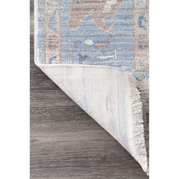 Nuloom Vintage Brandi Floral Fringe Area Rug Light Blue