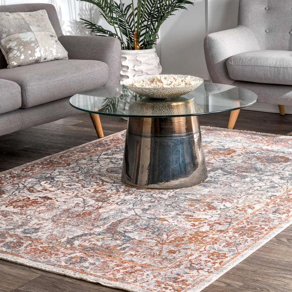 Nuloom Vintage Sonia Persian Fringe Area Rug Orange