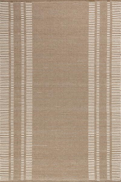 nuloom Virgo Striped Reversible Wool Area Rug Natural