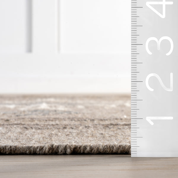 Nuloom Westerly Southwestern Wool Blend Area Rug Taupe