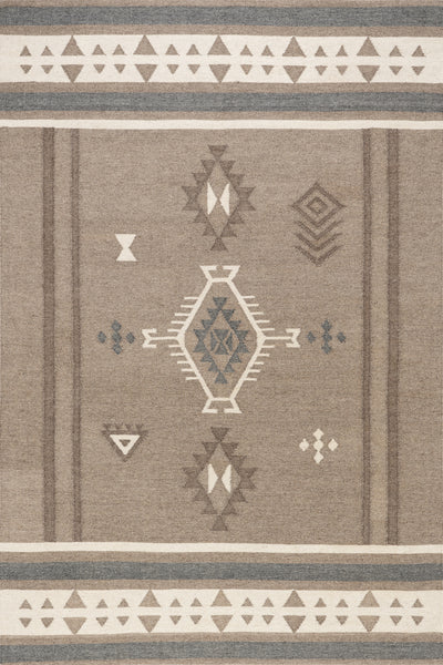 nuloom Westerly Southwestern Wool Blend Area Rug Taupe